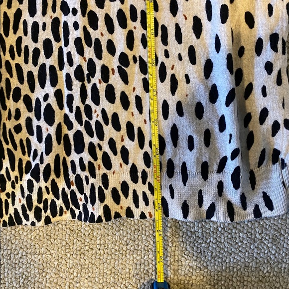 J Crew Meecantile leopard teddie sweater - Picture 9 of 9